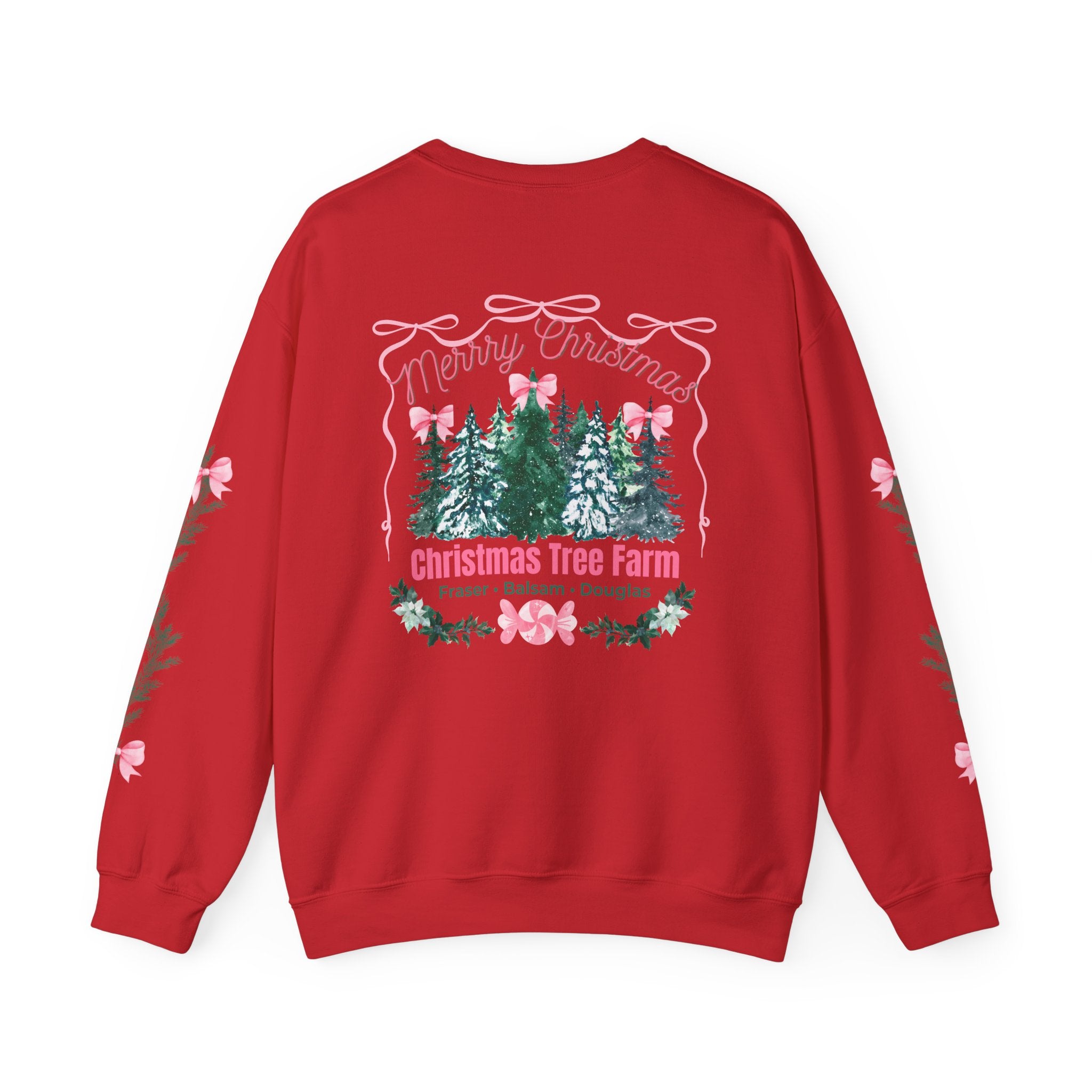 Bows On The Tree Farm | Adult Unisex | Christmas Sweatshirt