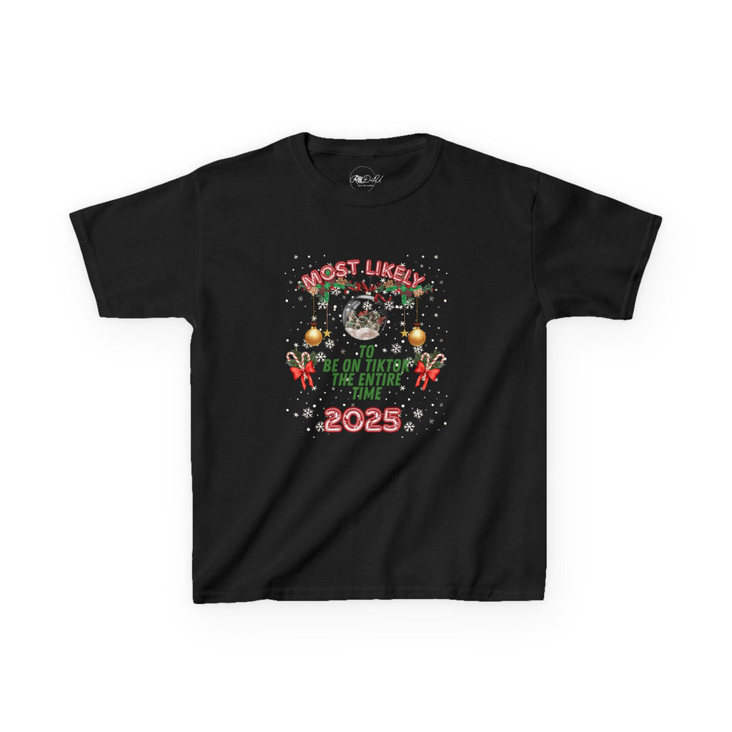 Most Likely To.. Be on Tiktok | Youth Unisex | Christmas T-Shirt