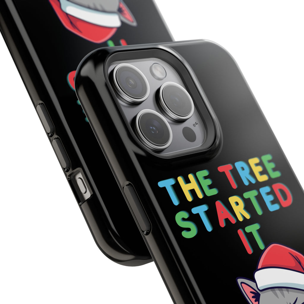 Christmas Funny Cat Case | iPhone Samsung | Christmas Phone Case