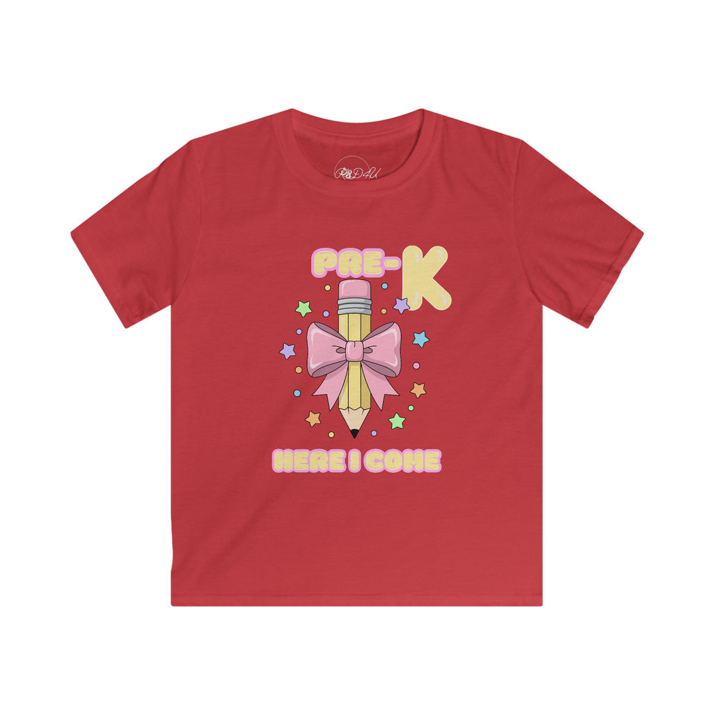 Pre-Kindergarten Here I Come | Youth Unisex | School T-Shirt