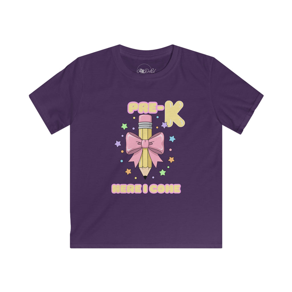 Pre-Kindergarten Here I Come | Youth Unisex | School T-Shirt