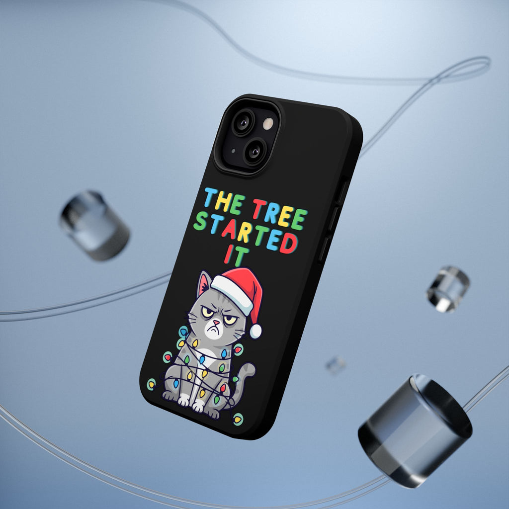 Christmas Funny Cat Case | iPhone Samsung | Christmas Phone Case