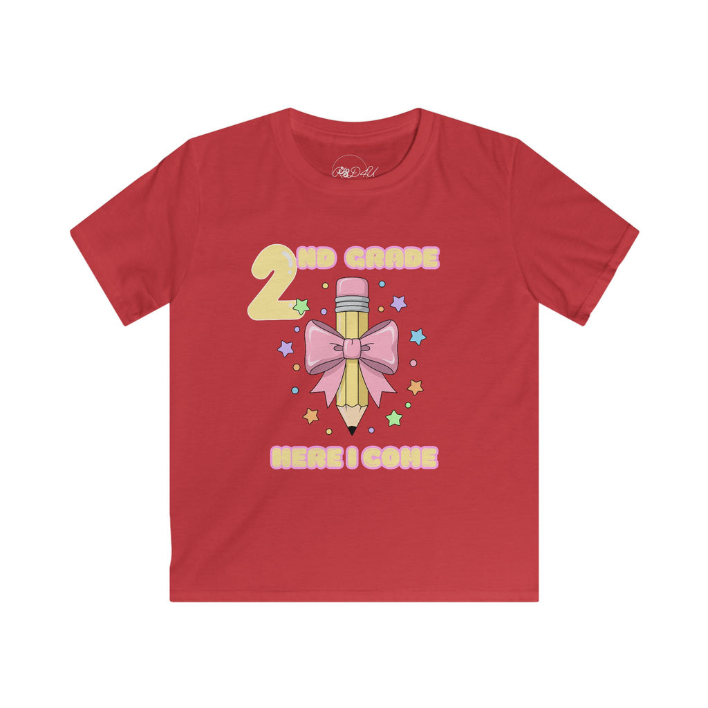 Second Grade Here I Come | Youth Unisex | School T-Shirt