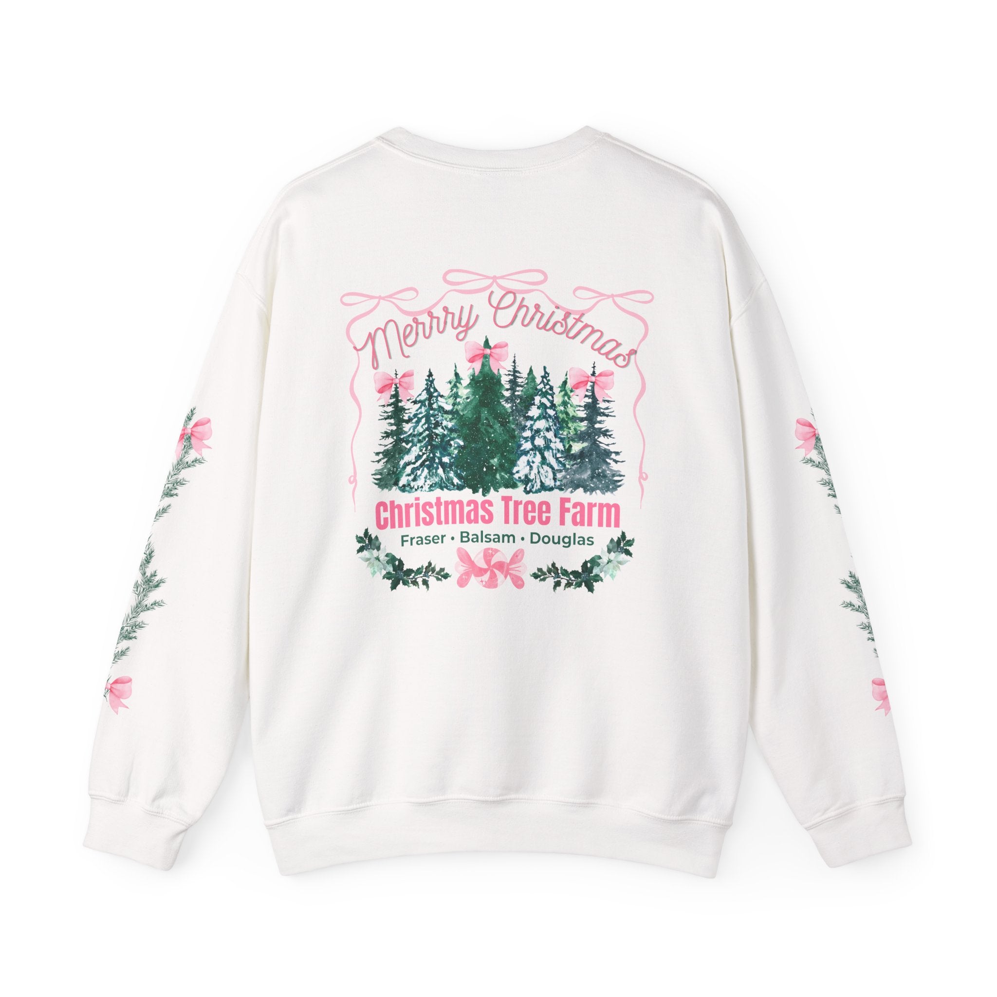 Bows On The Tree Farm | Adult Unisex | Christmas Sweatshirt