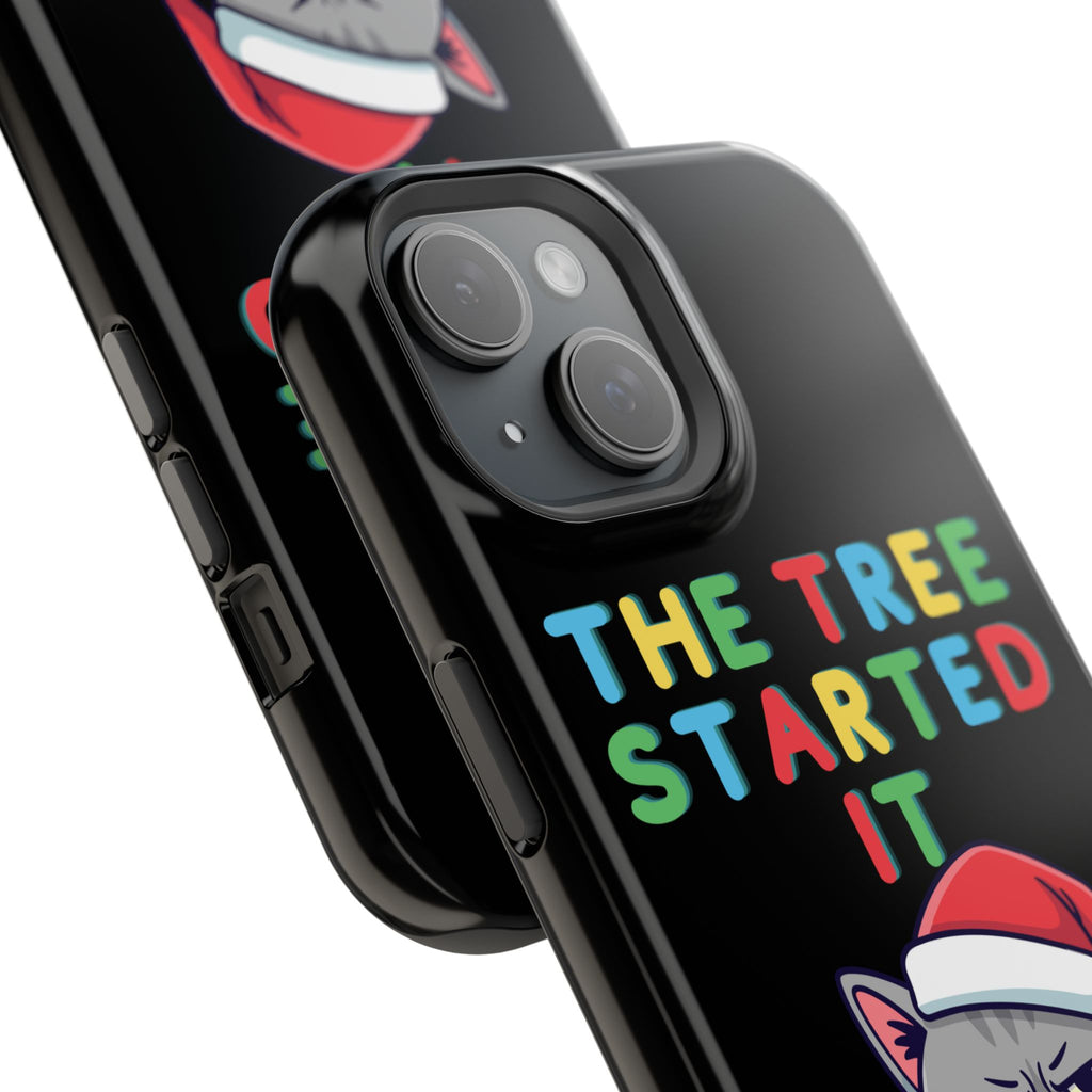 Christmas Funny Cat Case | iPhone Samsung | Christmas Phone Case