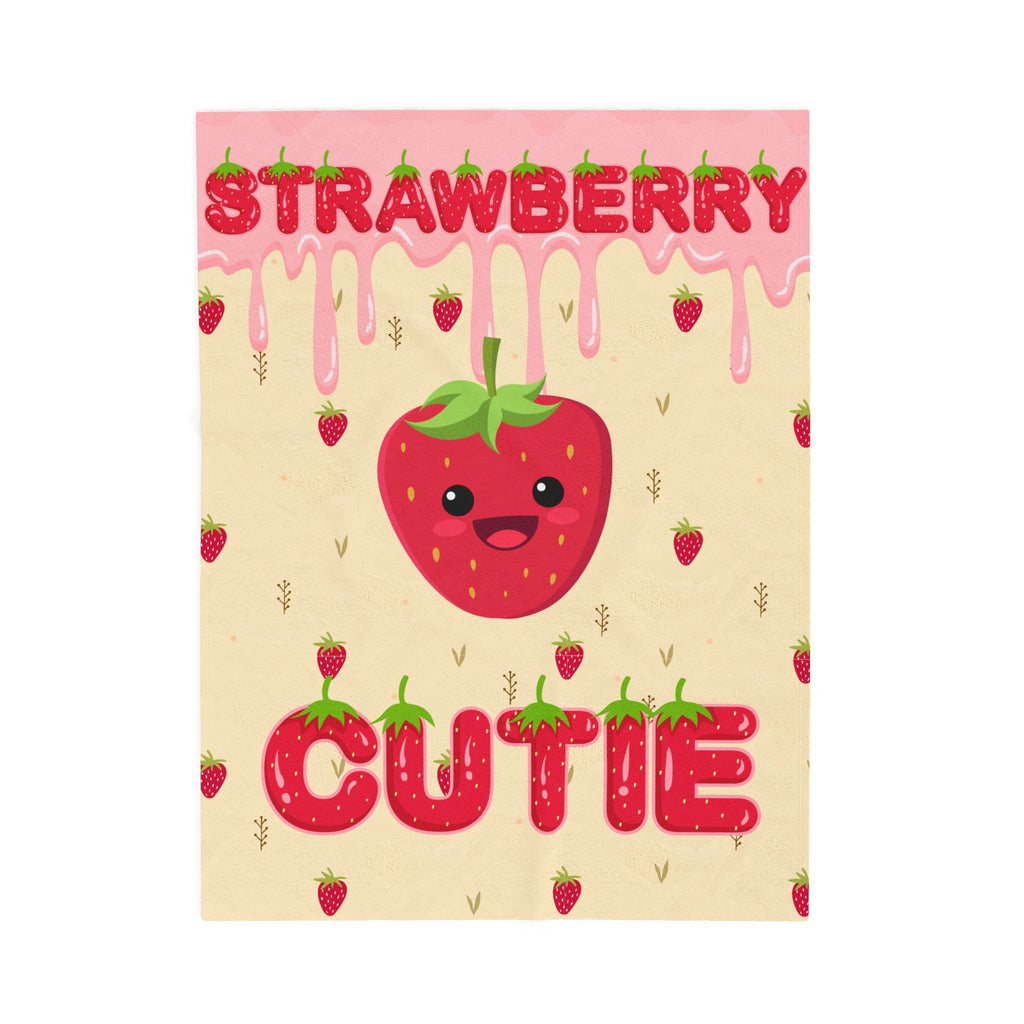 Strawberry Cutie | Baby | Plush Blanket