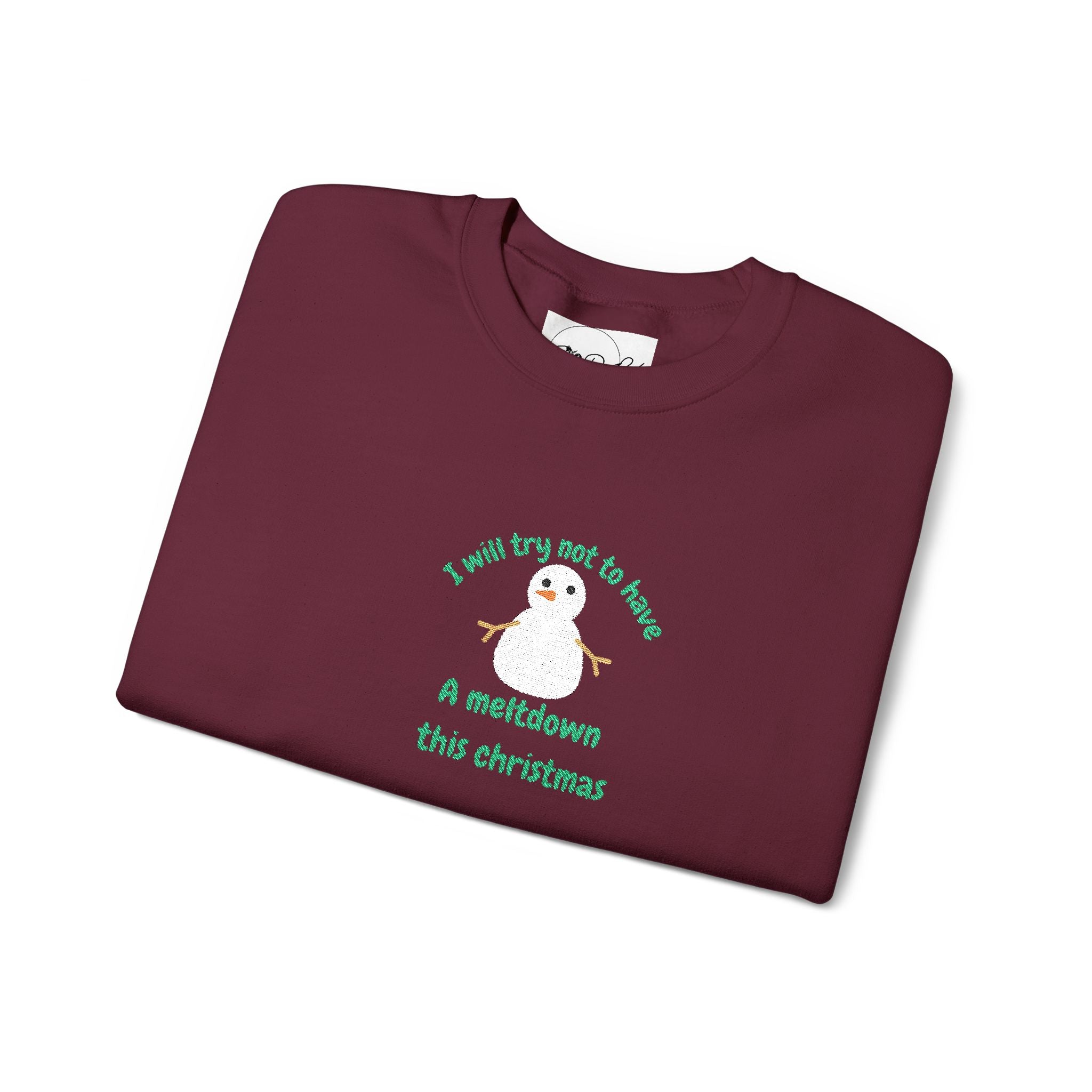 Meltdown Snowman | Adult Unisex | Christmas Sweatshirt