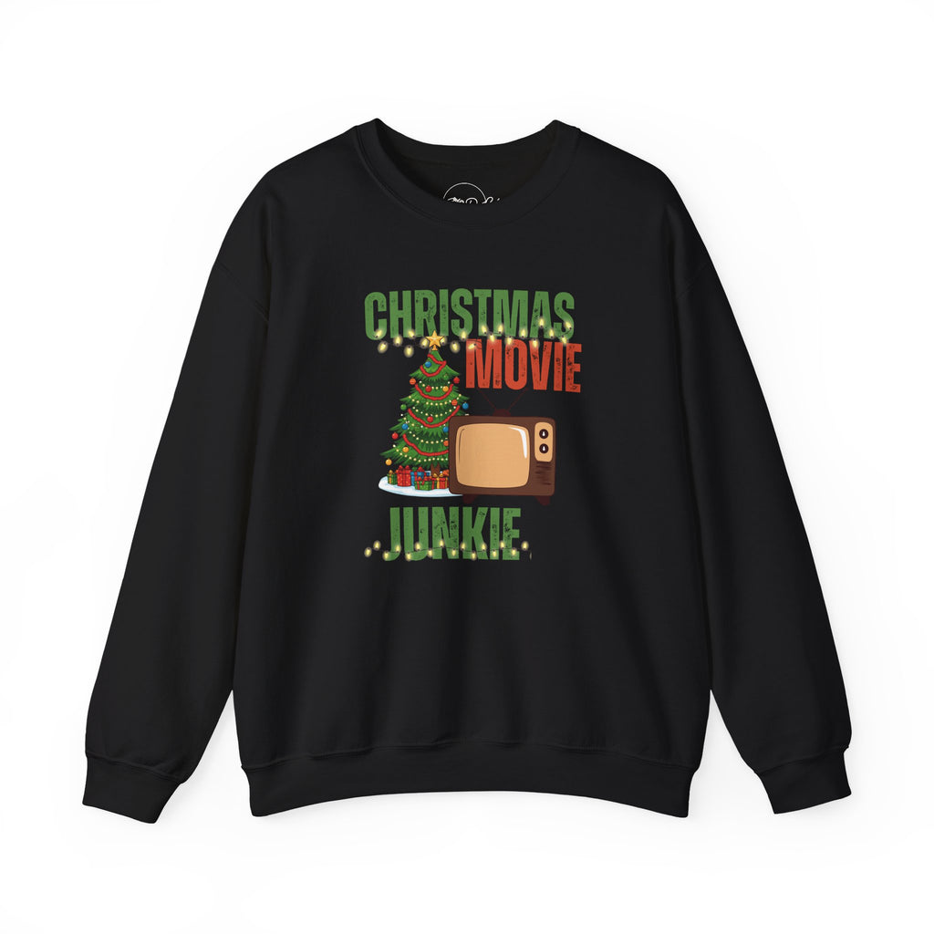Christmas Movie Junkie | Adult Unisex | Crewneck Sweatshirt