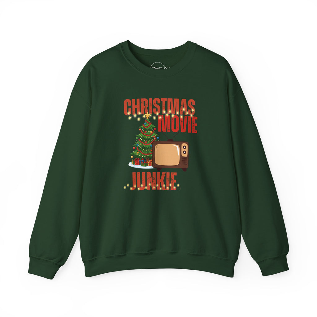 Christmas Movie Junkie | Adult Unisex | Crewneck Sweatshirt