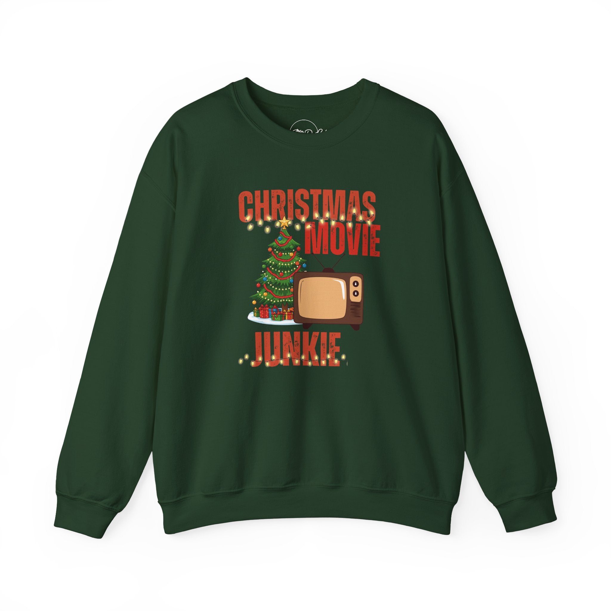 Christmas Movie Junkie | Adult Unisex | Crewneck Sweatshirt