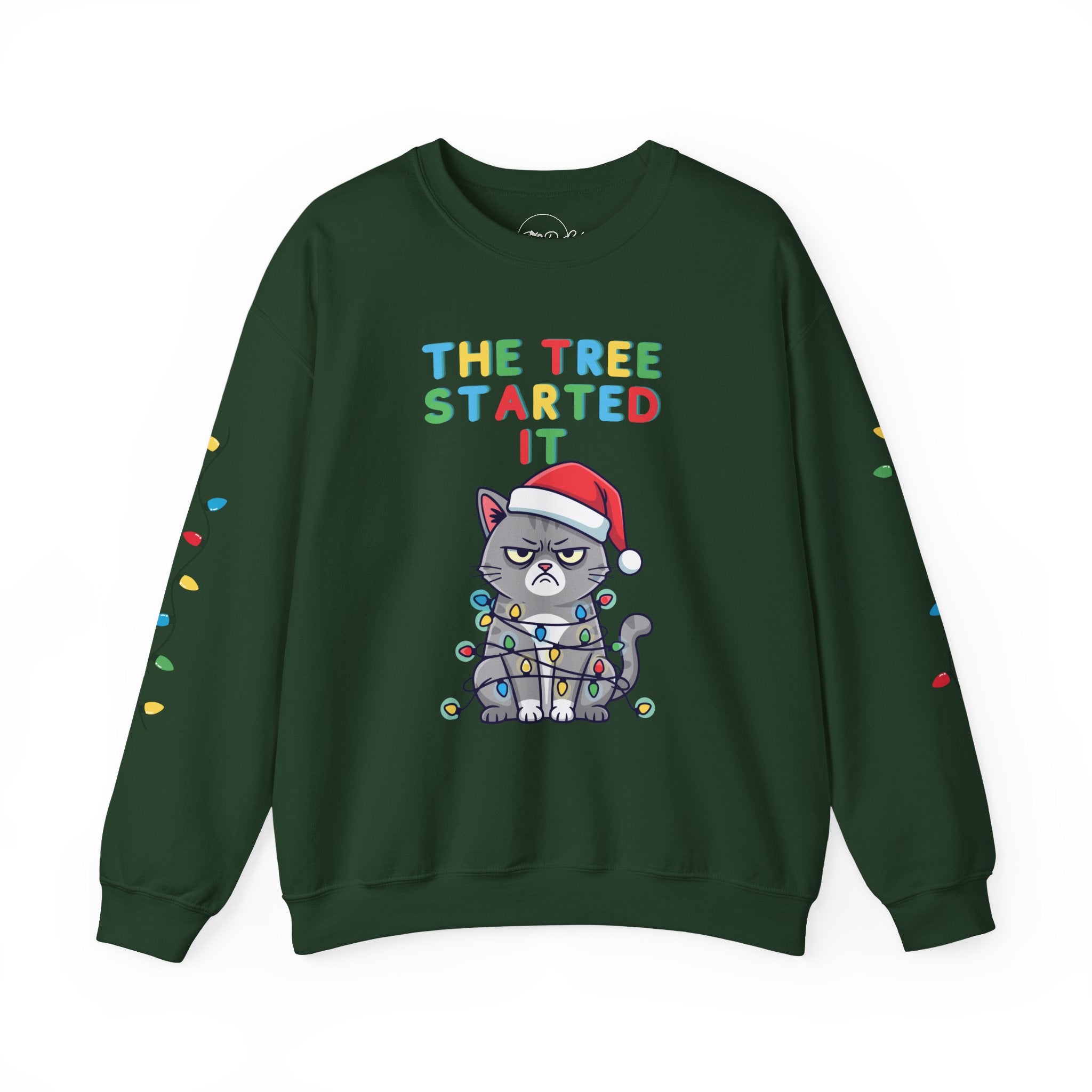 Cat Verses Tree | Adult Unisex | Christmas Sweatshirt