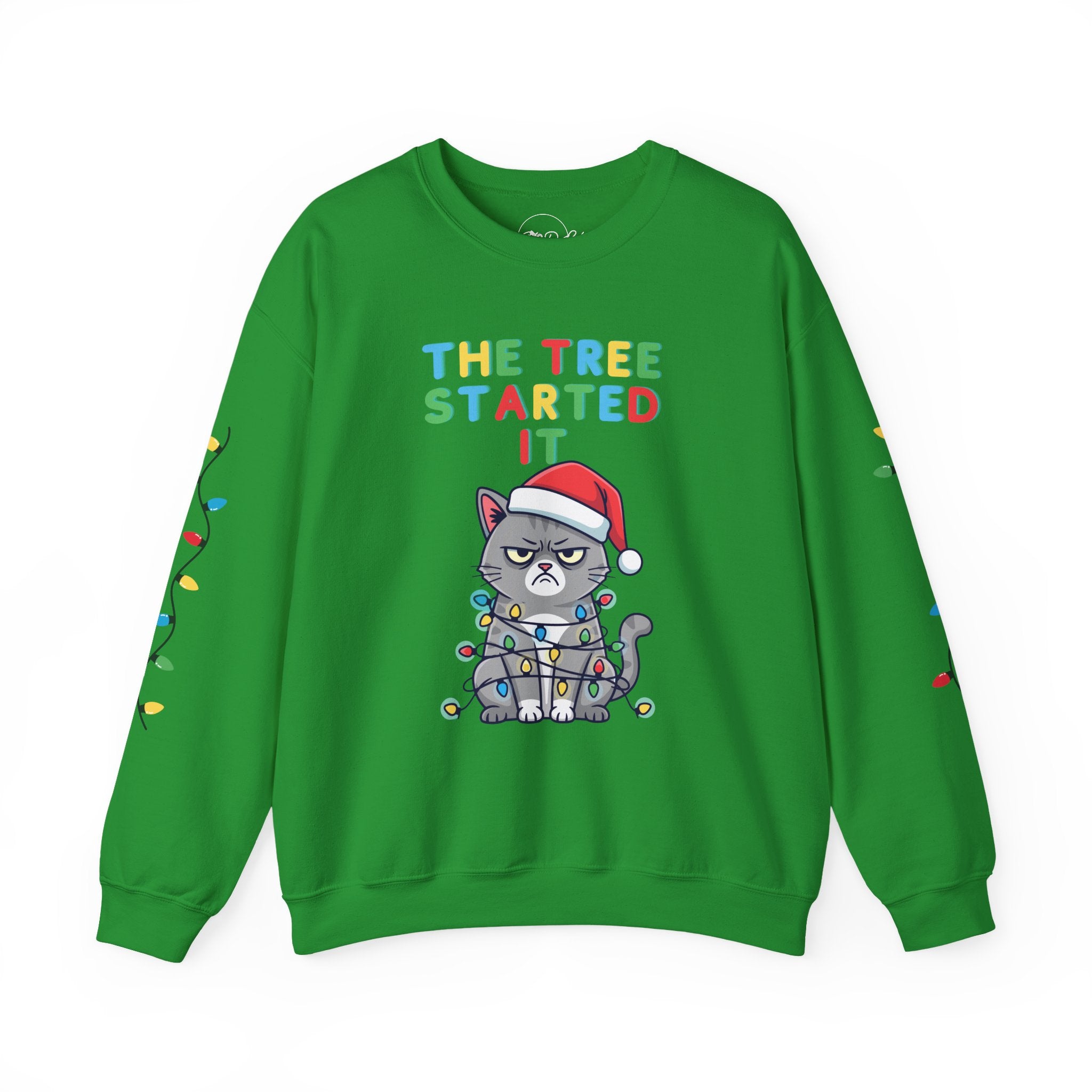 Cat Verses Tree | Adult Unisex | Christmas Sweatshirt