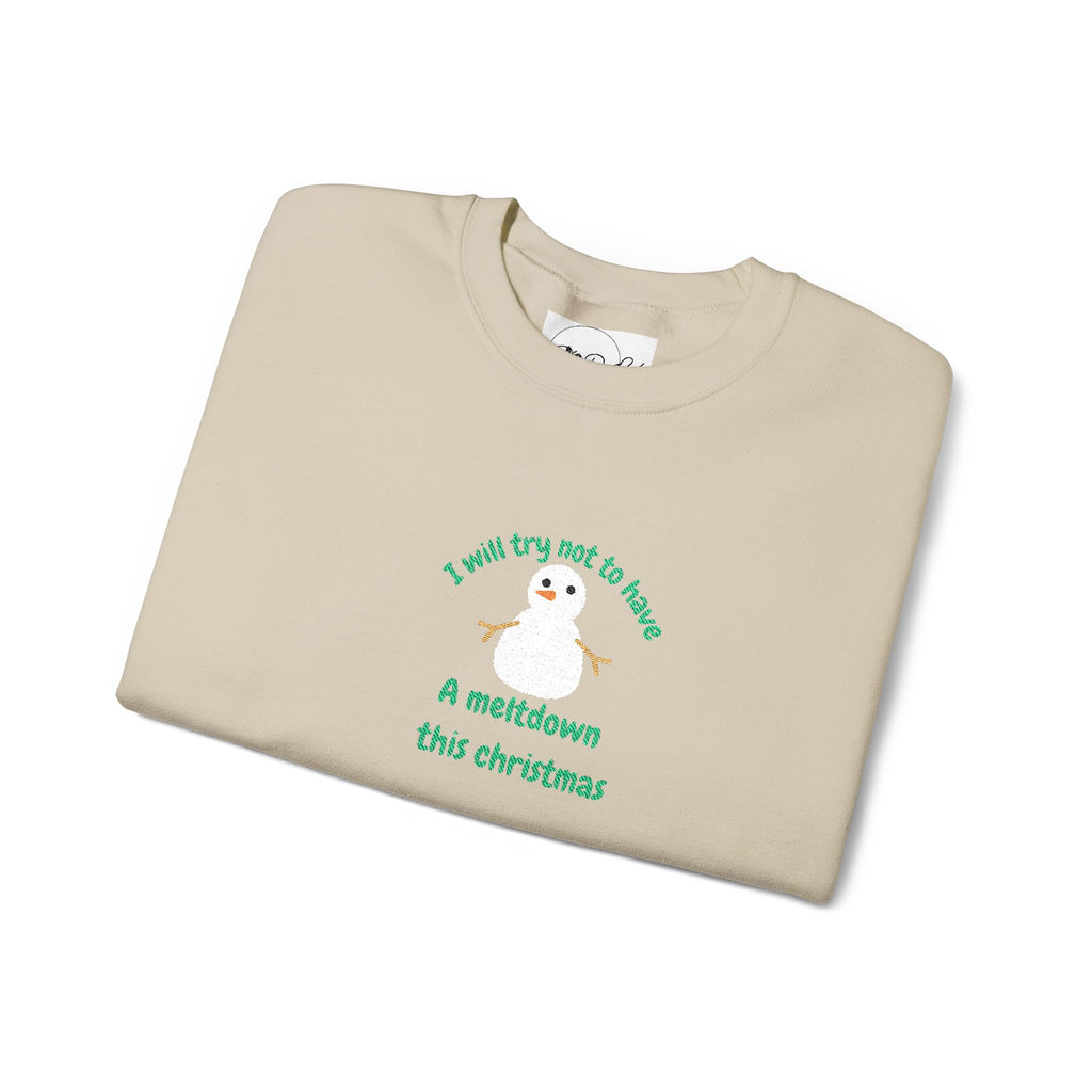 Meltdown Snowman | Adult Unisex | Christmas Sweatshirt