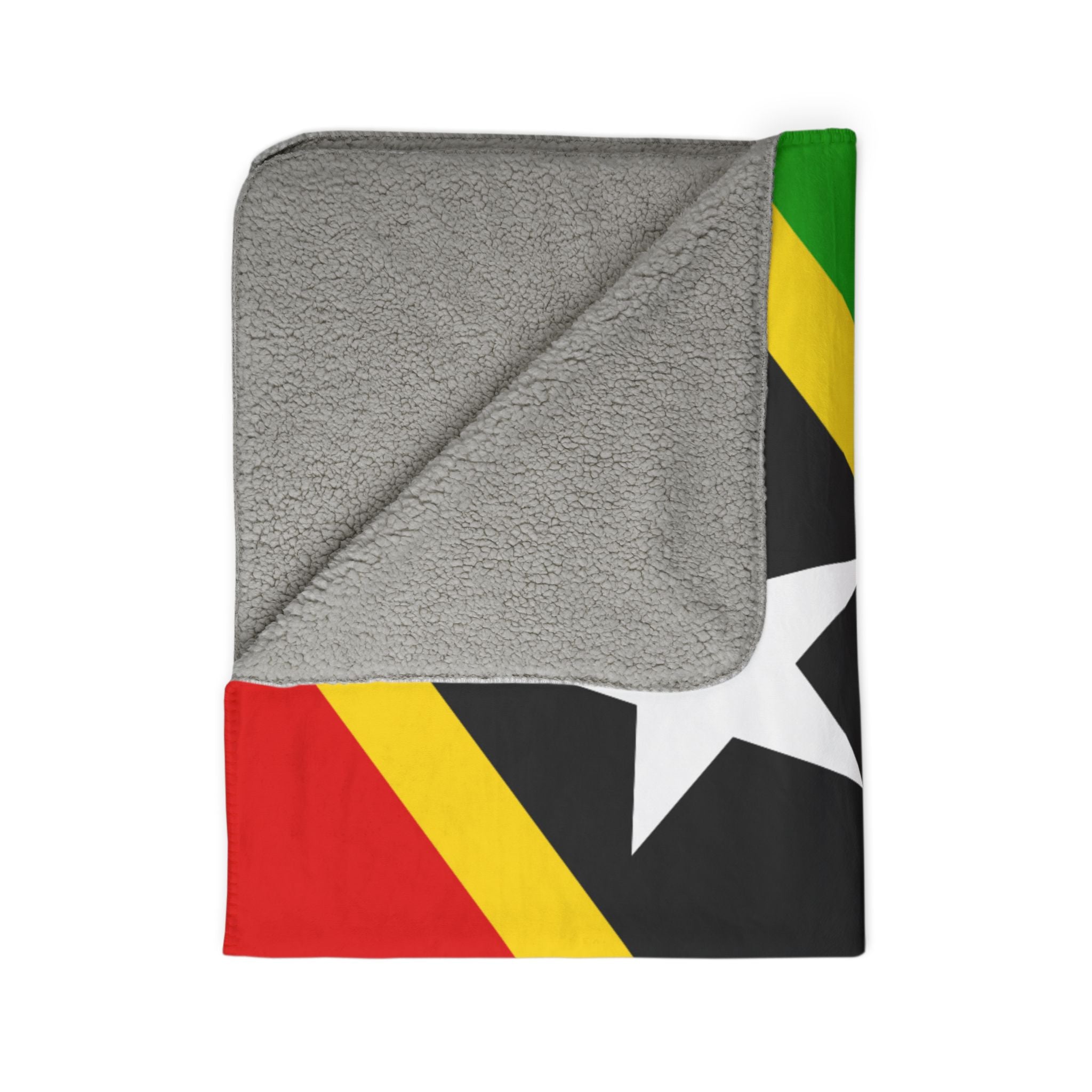 Saint Kitts and Nevis Sherpa Fleece | SKN Pride | Sherpa Fleece Blanket