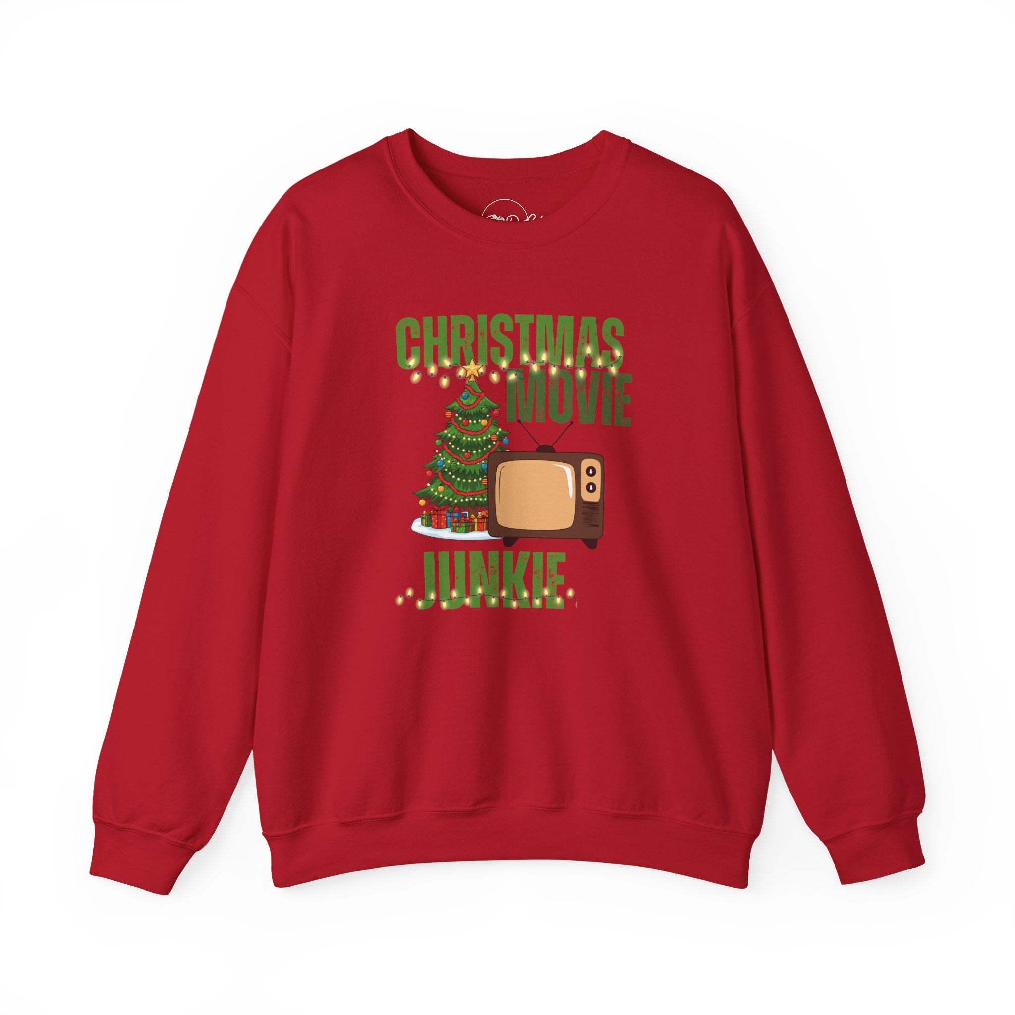 Christmas Movie Junkie | Adult Unisex | Crewneck Sweatshirt