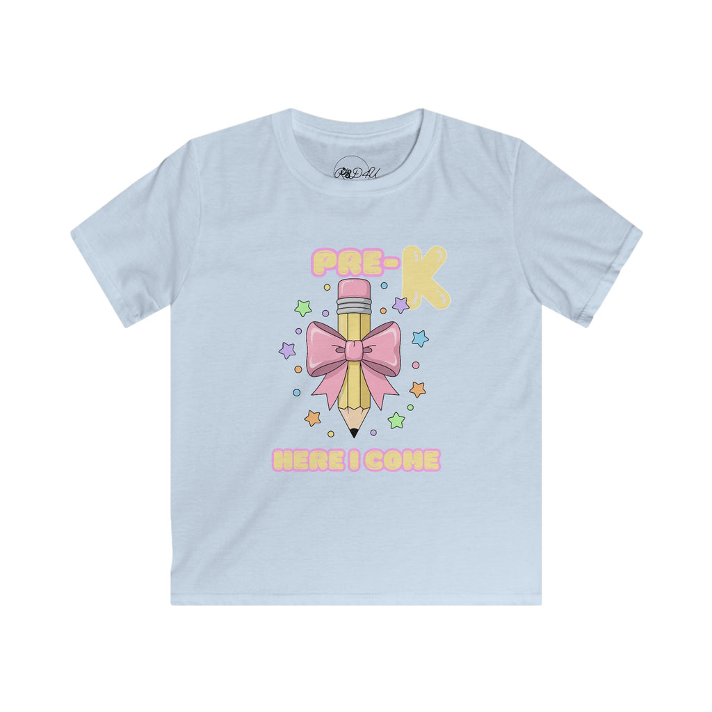 Pre-Kindergarten Here I Come | Youth Unisex | School T-Shirt