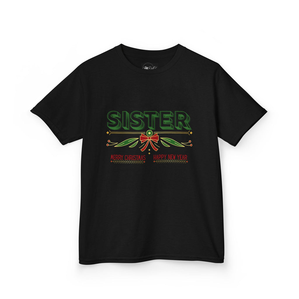 Sister The Chocolate Nutcracker | Youth Unisex | Minimalist Christmas T-Shirt
