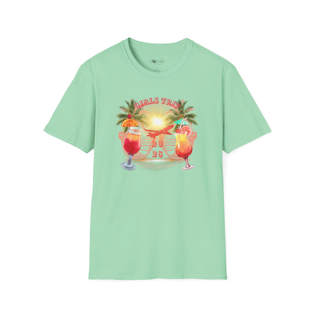 2026 Girls Tropical Trip | Adult Soft Style Unisex | Vacation T-Shirt