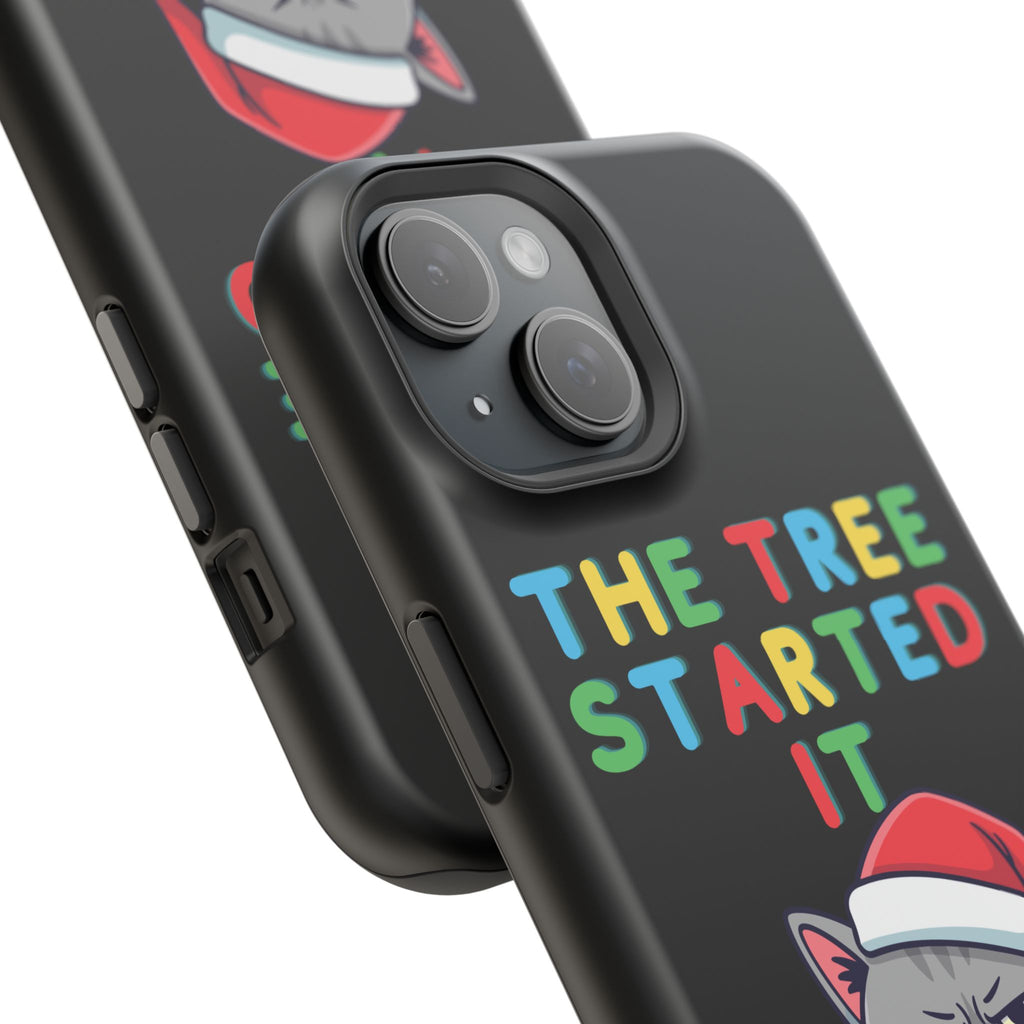 Christmas Funny Cat Case | iPhone Samsung | Christmas Phone Case