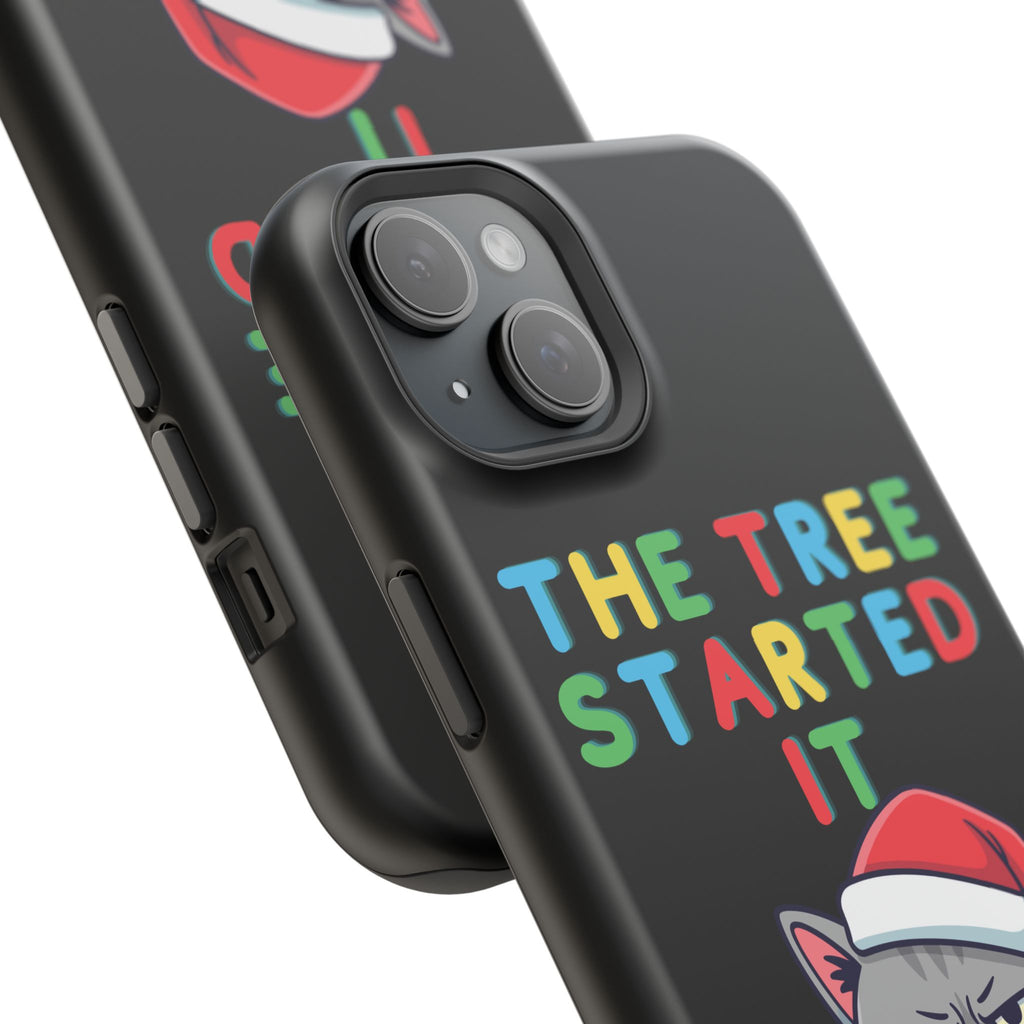 Christmas Funny Cat Case | iPhone Samsung | Christmas Phone Case