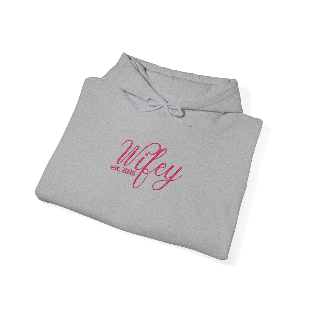 Embroidered Wifey Est. 2026 | Adult Unisex | Long Sleeve Unisex