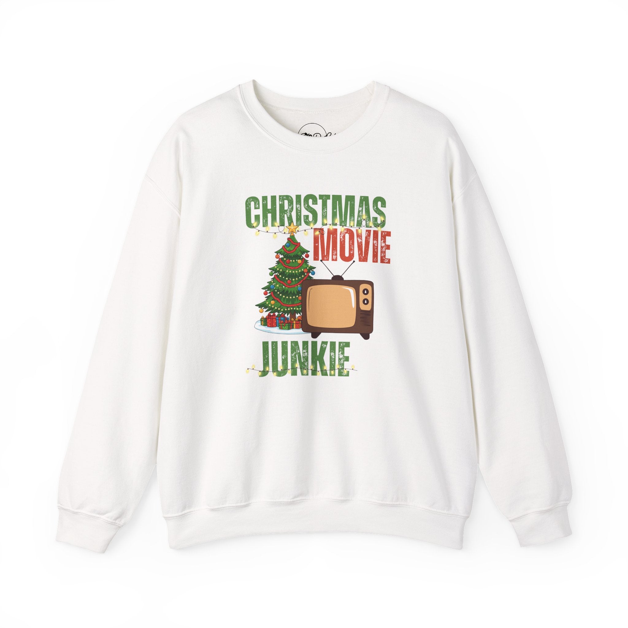 Christmas Movie Junkie | Adult Unisex | Crewneck Sweatshirt