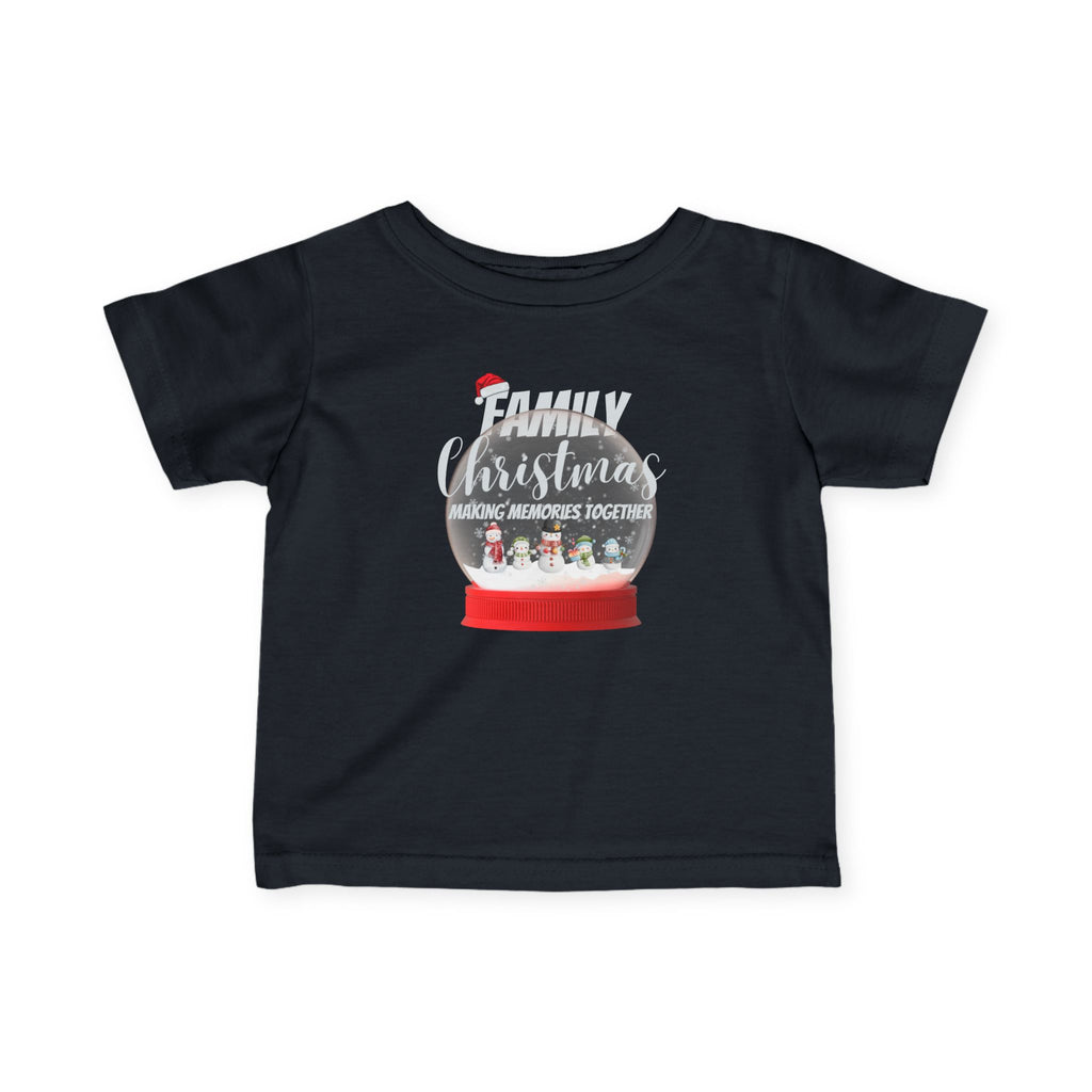 Family Christmas Snow Globe | Baby | Christmas T-Shirt