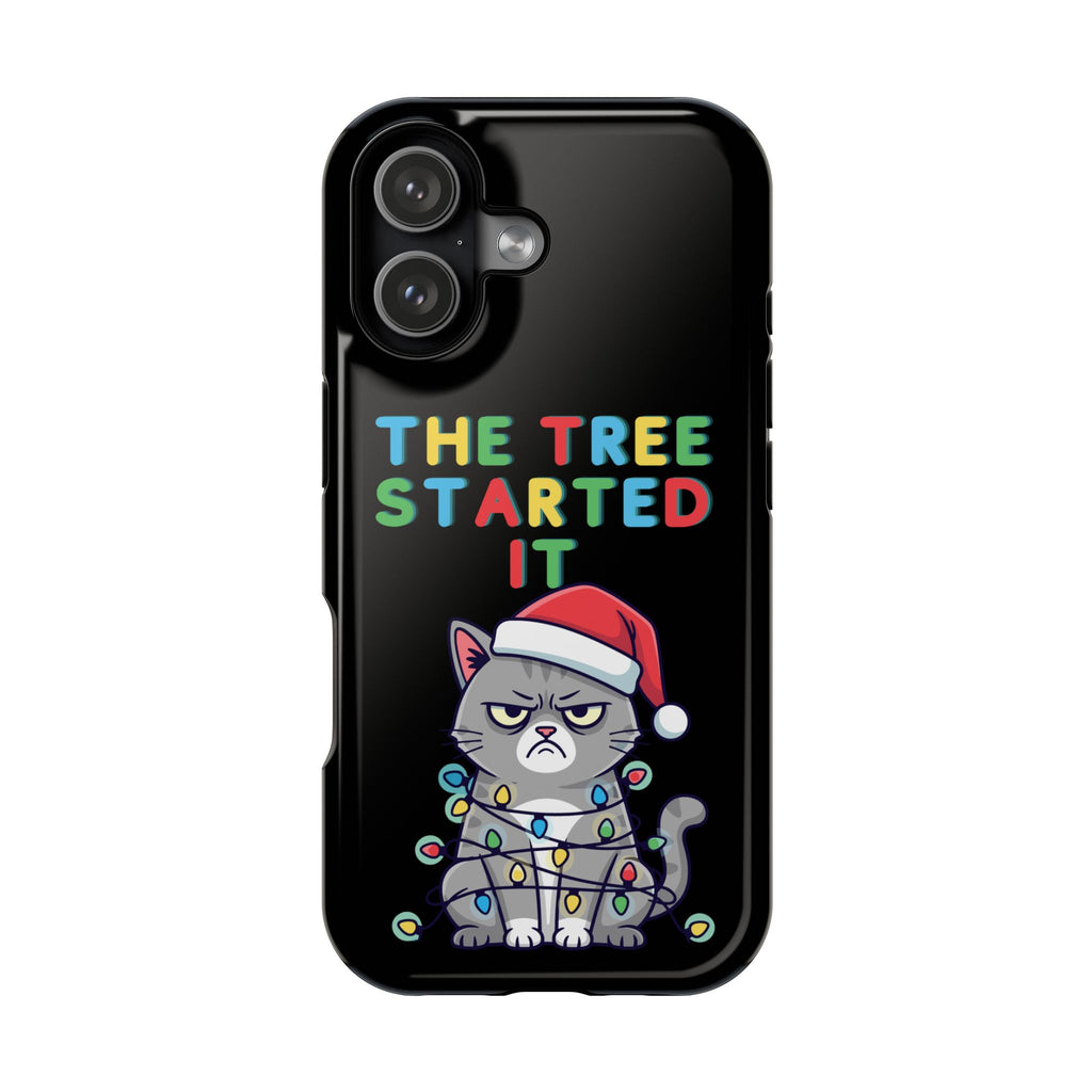 Christmas Funny Cat Case | iPhone Samsung | Christmas Phone Case
