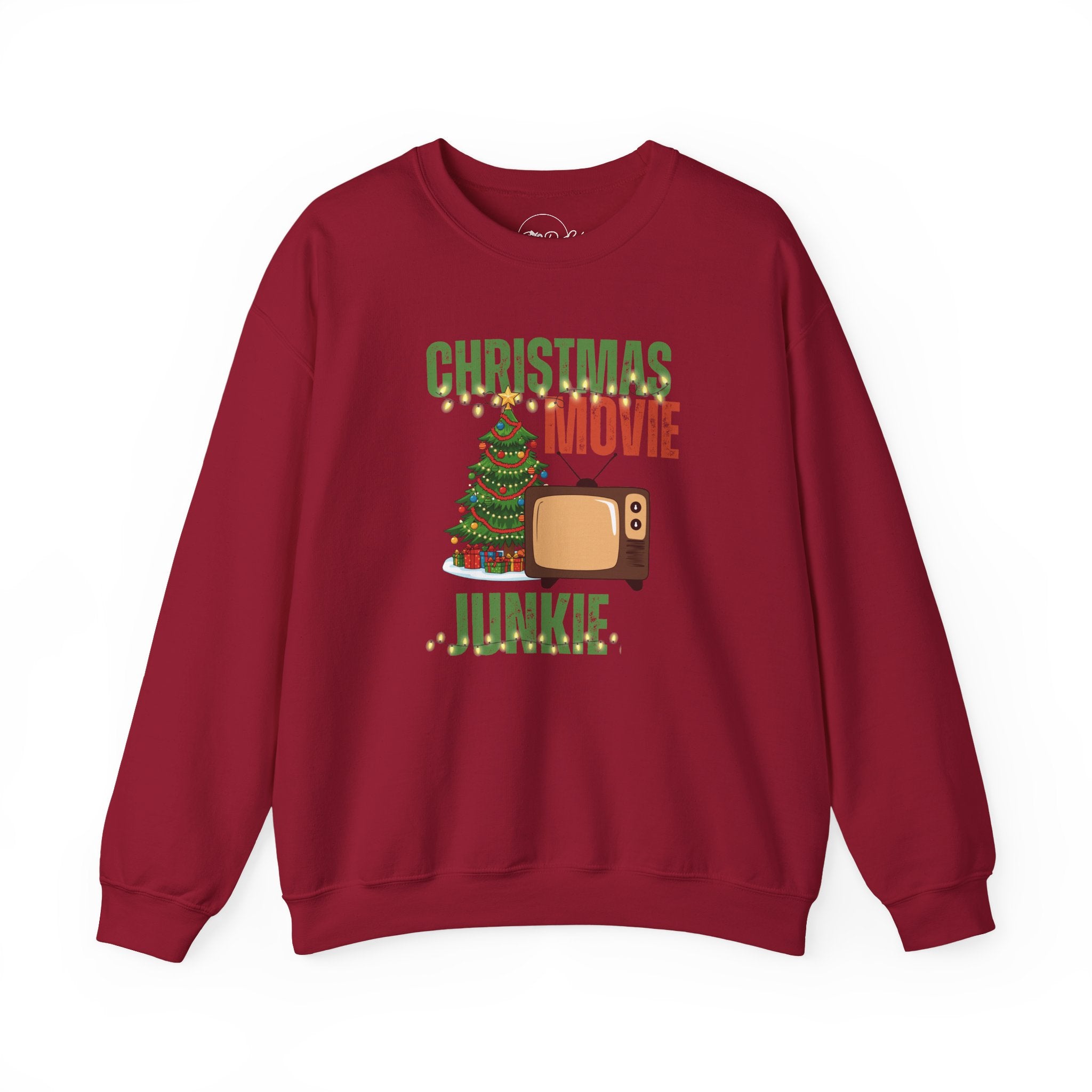 Christmas Movie Junkie | Adult Unisex | Crewneck Sweatshirt