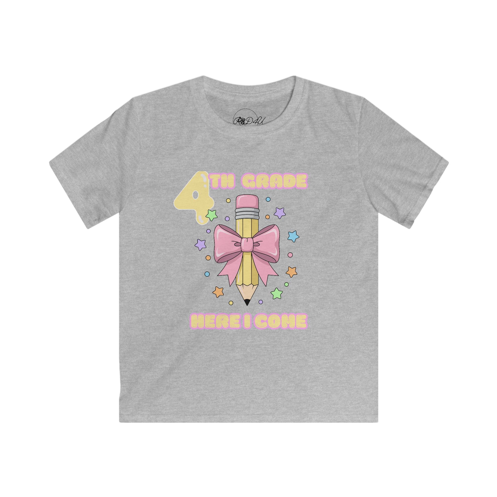 Fourth Grade Here I Come | Youth Unisex | School T-Shirt