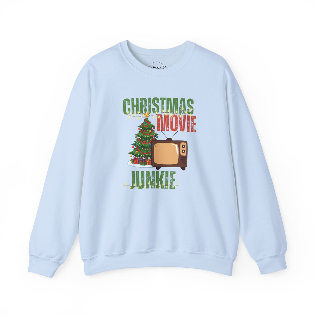 Christmas Movie Junkie | Adult Unisex | Crewneck Sweatshirt