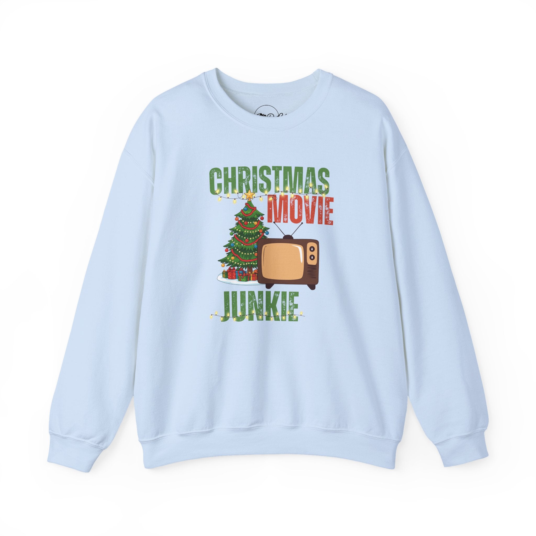 Christmas Movie Junkie | Adult Unisex | Crewneck Sweatshirt
