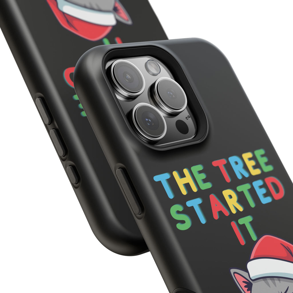 Christmas Funny Cat Case | iPhone Samsung | Christmas Phone Case