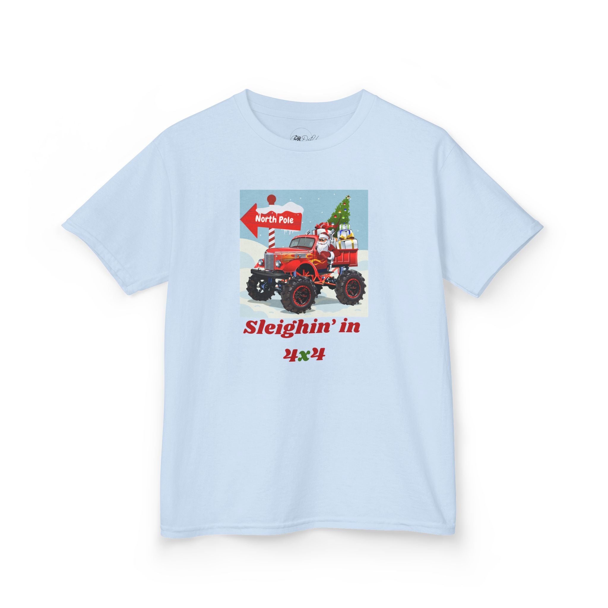 4x4 Sleighin | Youth Unisex | Christmas T-Shirt