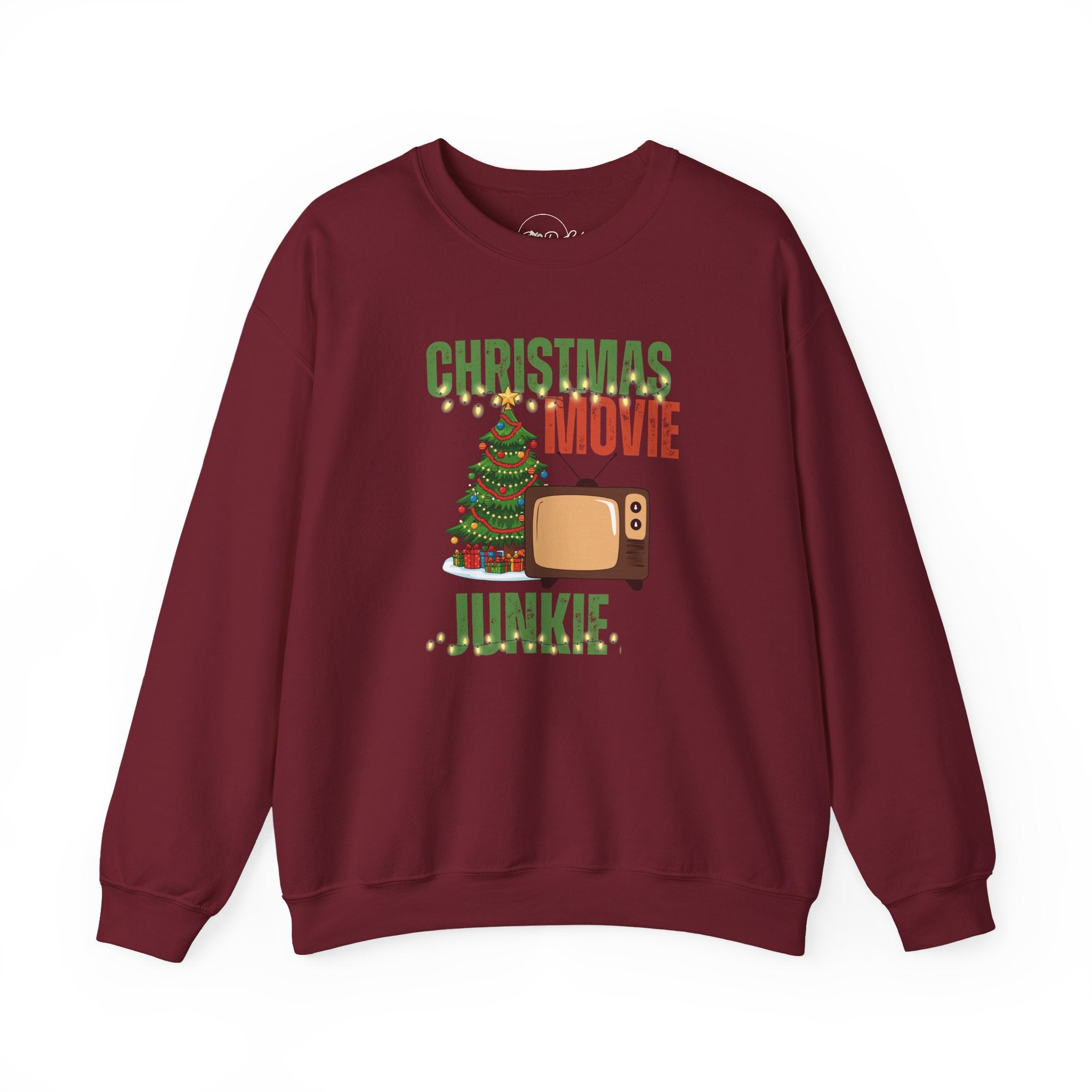 Christmas Movie Junkie | Adult Unisex | Crewneck Sweatshirt
