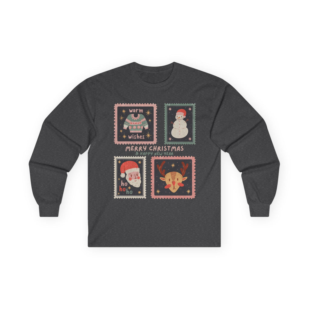Warm Wishes Postage | Adult Unisex | Long Sleeve T-shirt