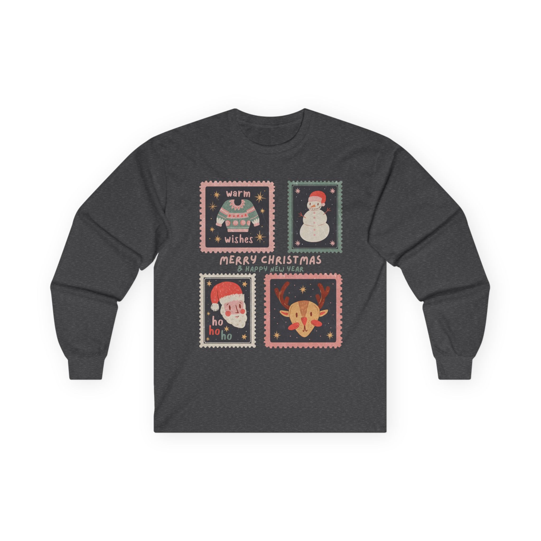Warm Wishes Postage | Adult Unisex | Long Sleeve T-shirt