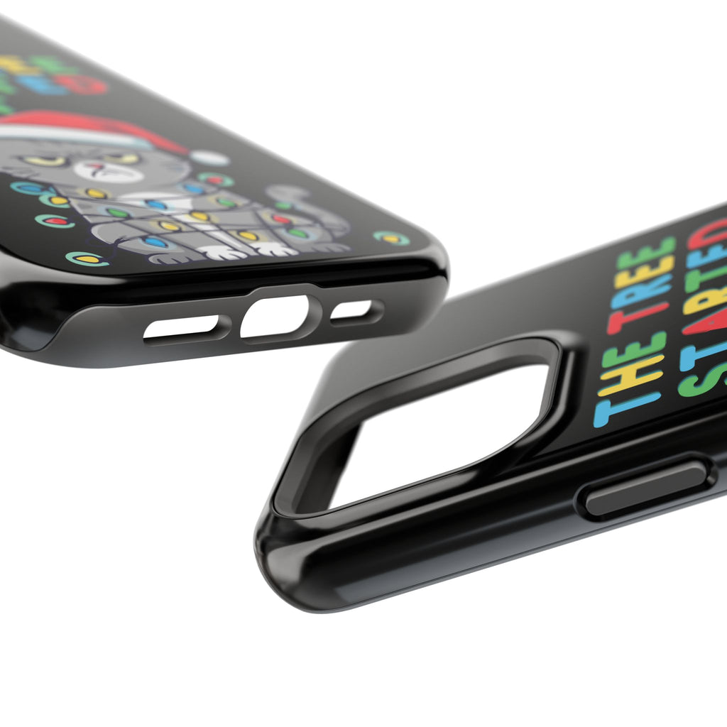 Christmas Funny Cat Case | iPhone Samsung | Christmas Phone Case