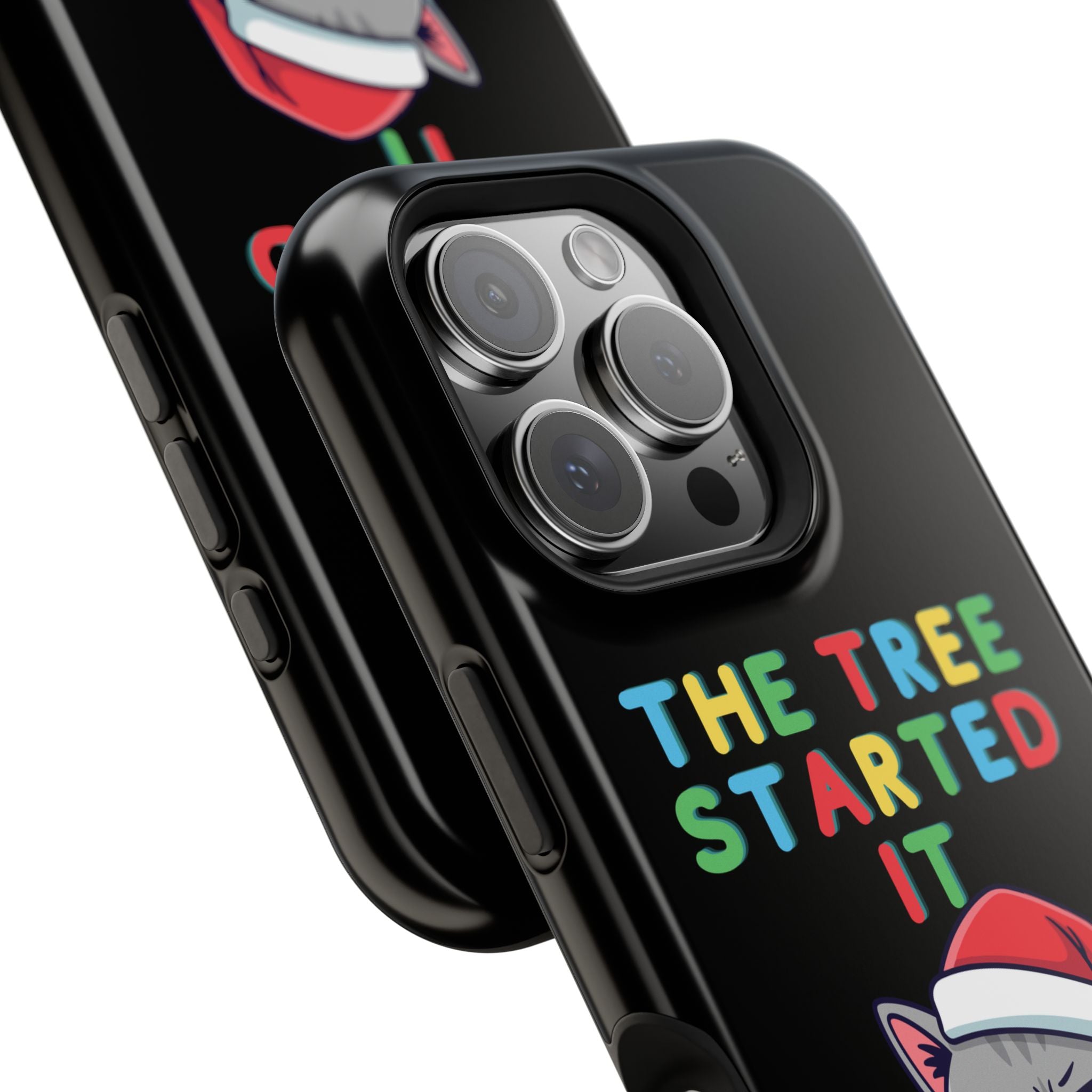 Christmas Funny Cat Case | iPhone Samsung | Christmas Phone Case