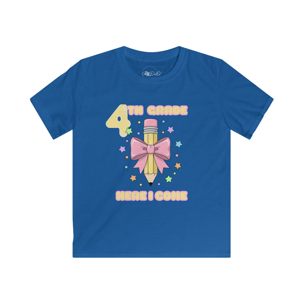 Fourth Grade Here I Come | Youth Unisex | School T-Shirt