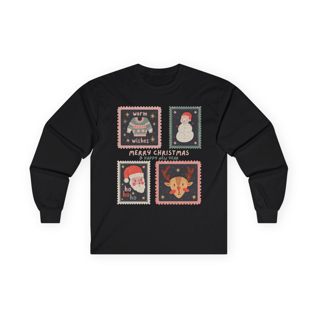 Warm Wishes Postage | Adult Unisex | Long Sleeve T-shirt