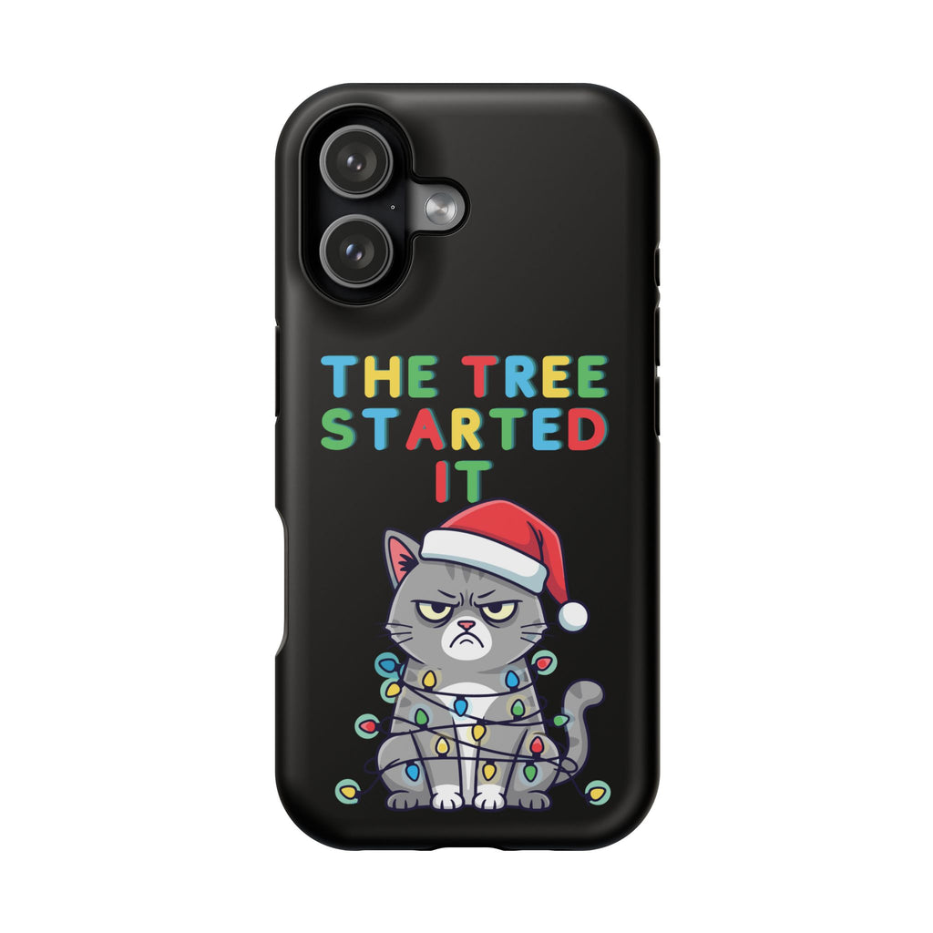 Christmas Funny Cat Case | iPhone Samsung | Christmas Phone Case
