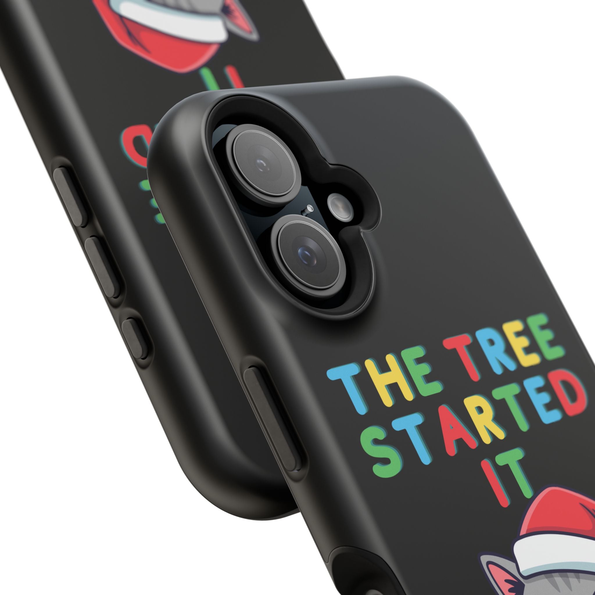 Christmas Funny Cat Case | iPhone Samsung | Christmas Phone Case