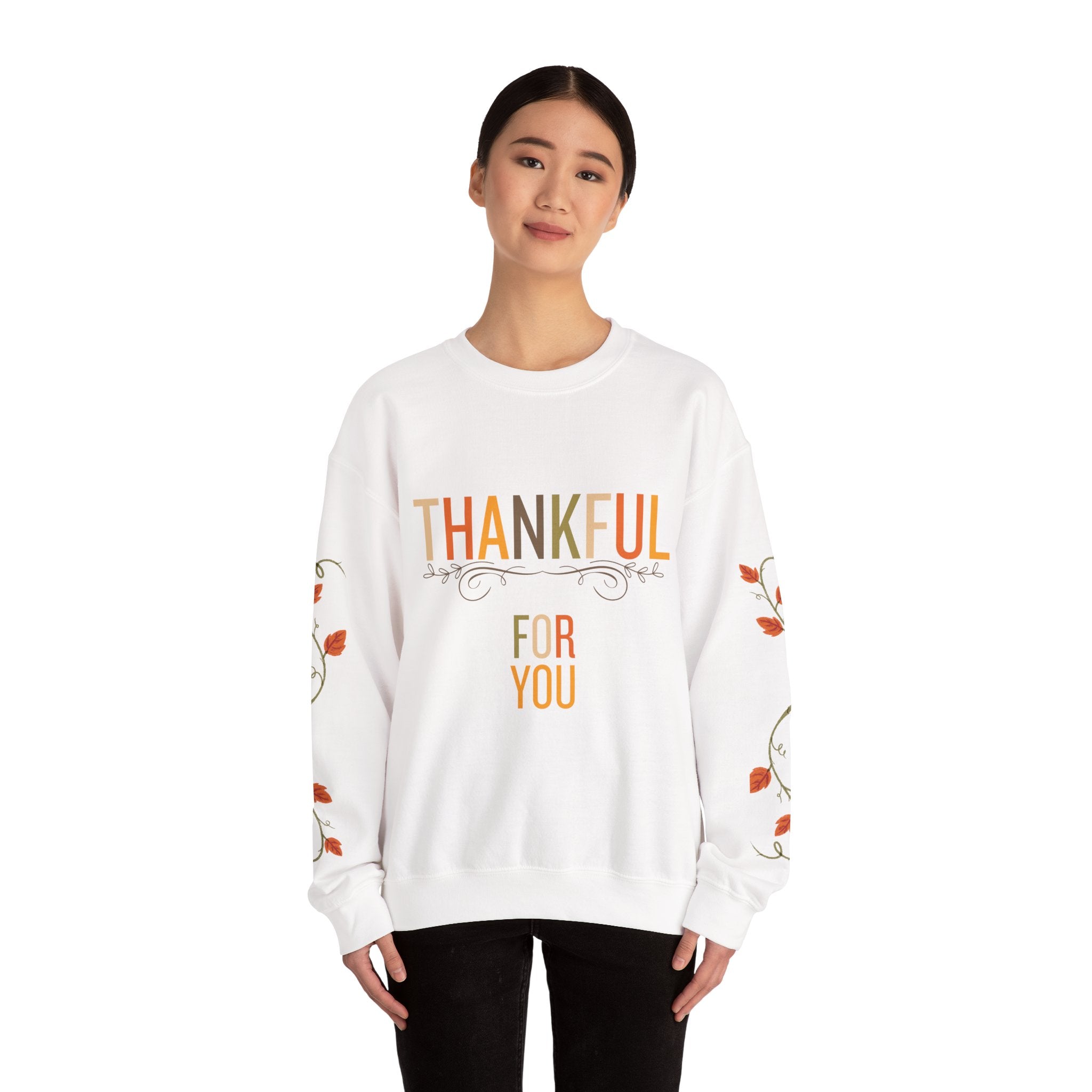 Thankful for You | Thanksgiving Crewneck Sweatshirt