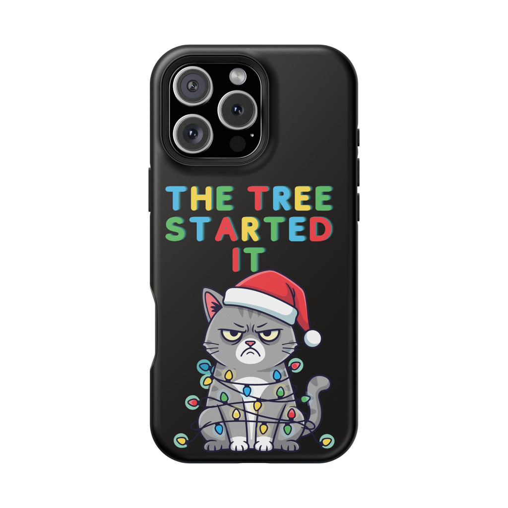 Christmas Funny Cat Case | iPhone Samsung | Christmas Phone Case