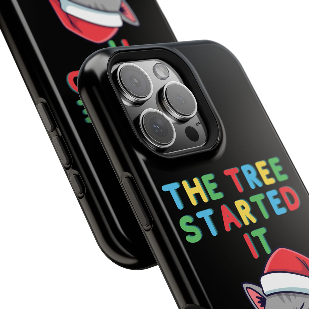 Christmas Funny Cat Case | iPhone Samsung | Christmas Phone Case