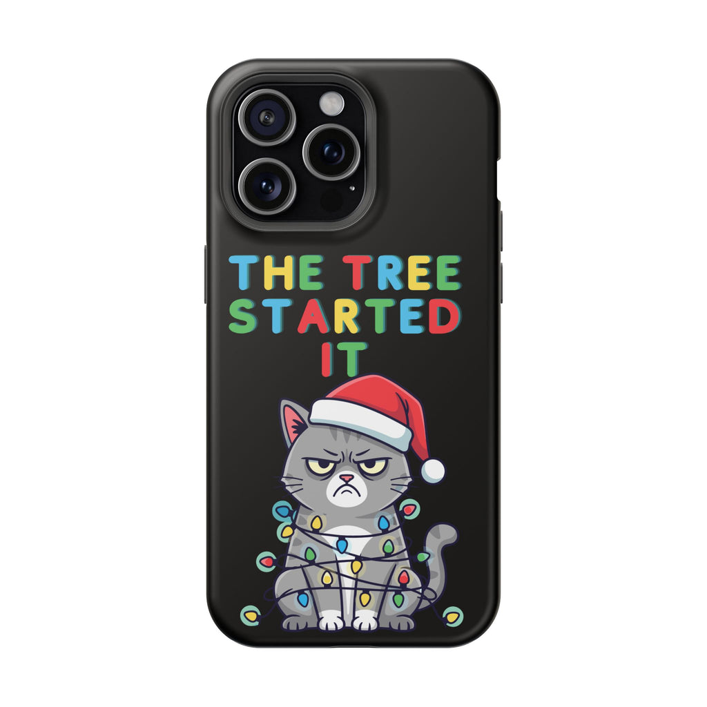 Christmas Funny Cat Case | iPhone Samsung | Christmas Phone Case