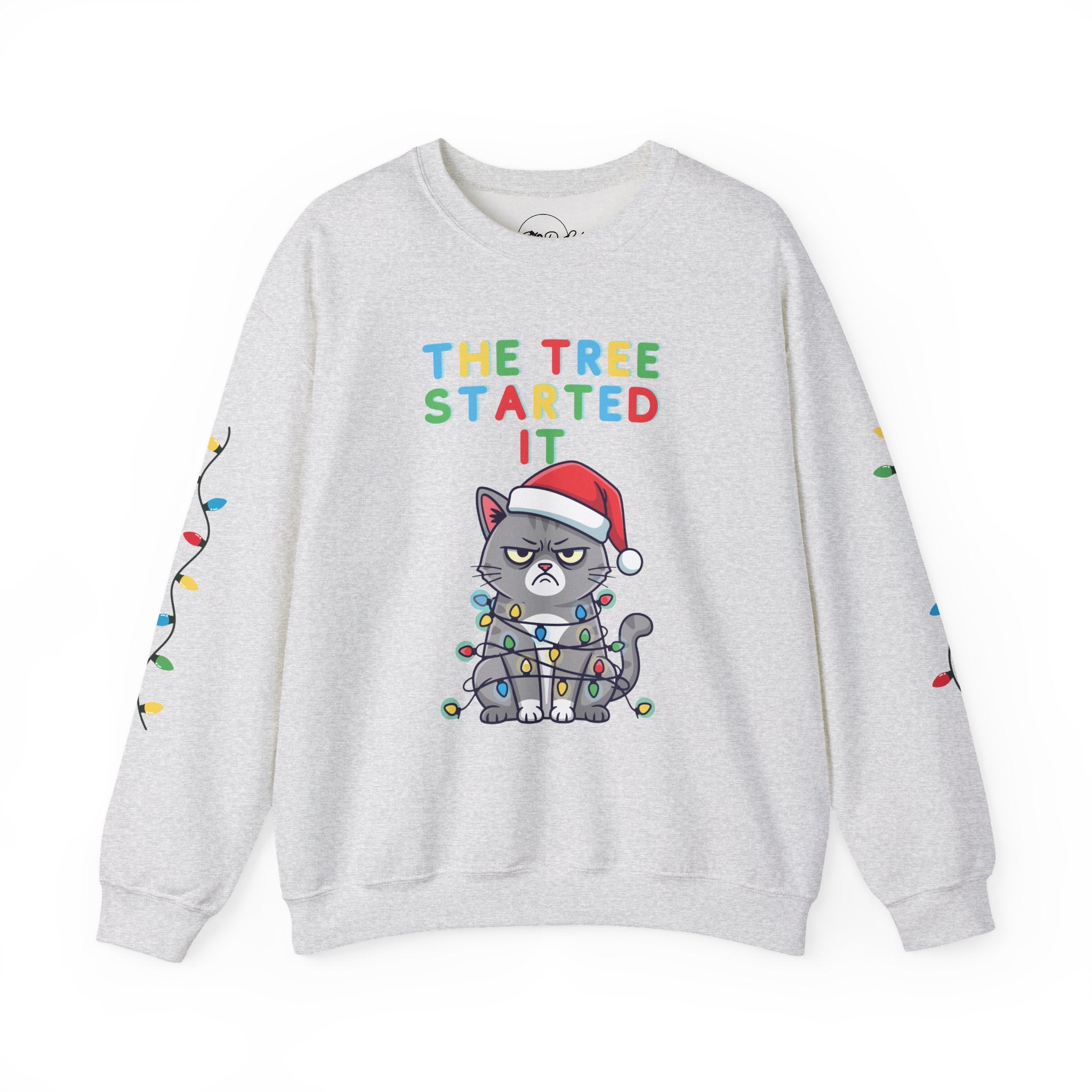 Cat Verses Tree | Adult Unisex | Christmas Sweatshirt