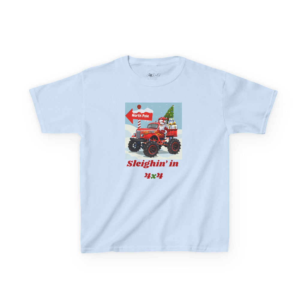 4x4 Sleighin | Youth Unisex | Christmas T-Shirt