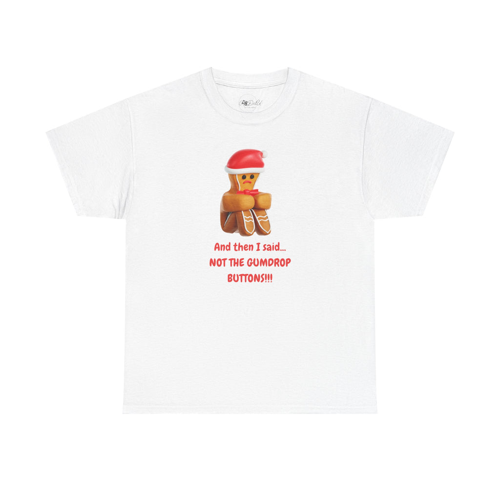 Gumdrop Button Gingerbread | Adult Unisex | Christmas T-Shirt